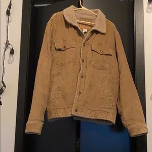 COPY - Corduroy Sherpa Lined Coat
